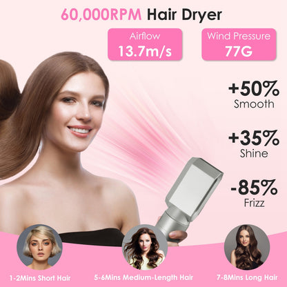 6 In 1 Hot Air Styler With 3 Temp Settings